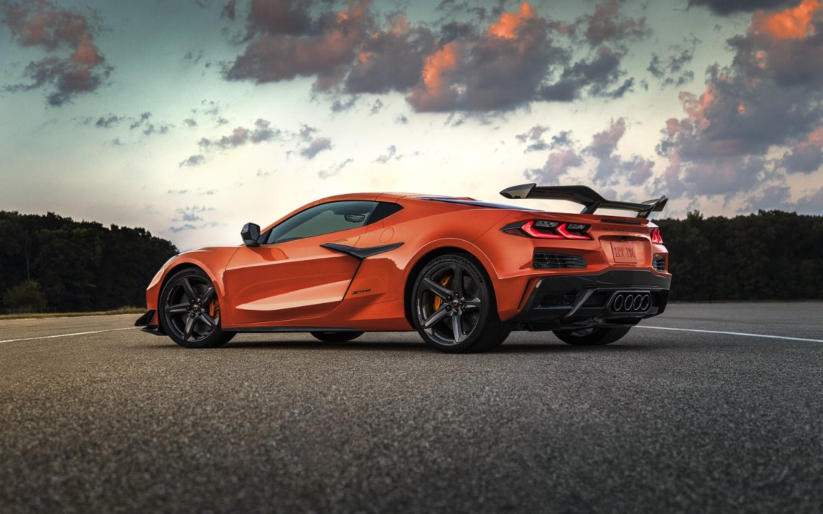 Chevrolet Corvette Z06 in der Seitenansicht
